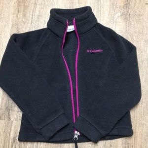 Girls Columbia fleece jacket